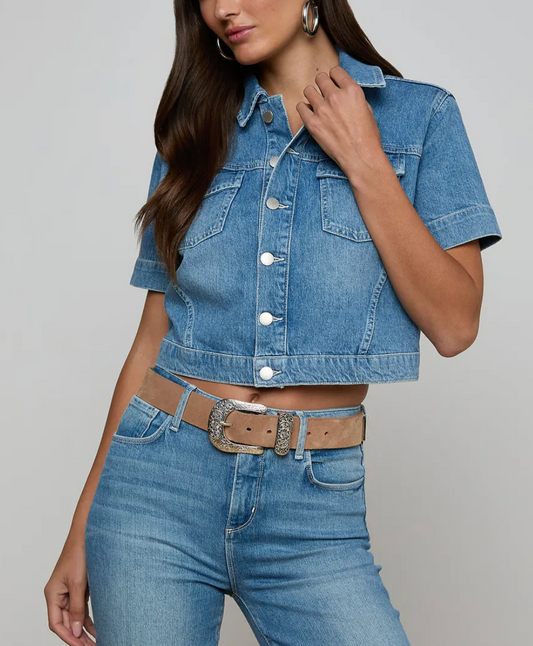 Kirstie Short Sleeve Crop Jacket