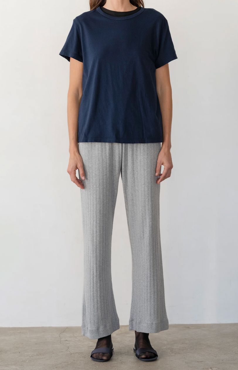 Pointelle Simple Crop Pant-Lounge-Uniquities