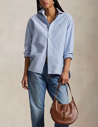 Iconic Relaxed Oxford Shirt-Tops/Blouses-Uniquities