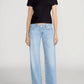 Gray In Dodger Offset Hem-Denim-Uniquities