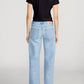 Gray In Dodger Offset Hem-Denim-Uniquities