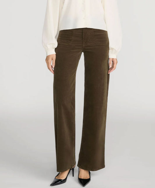 Le Slim Palazzo Pocket Corduroy-Bottoms-Uniquities