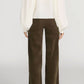 Le Slim Palazzo Pocket Corduroy-Bottoms-Uniquities