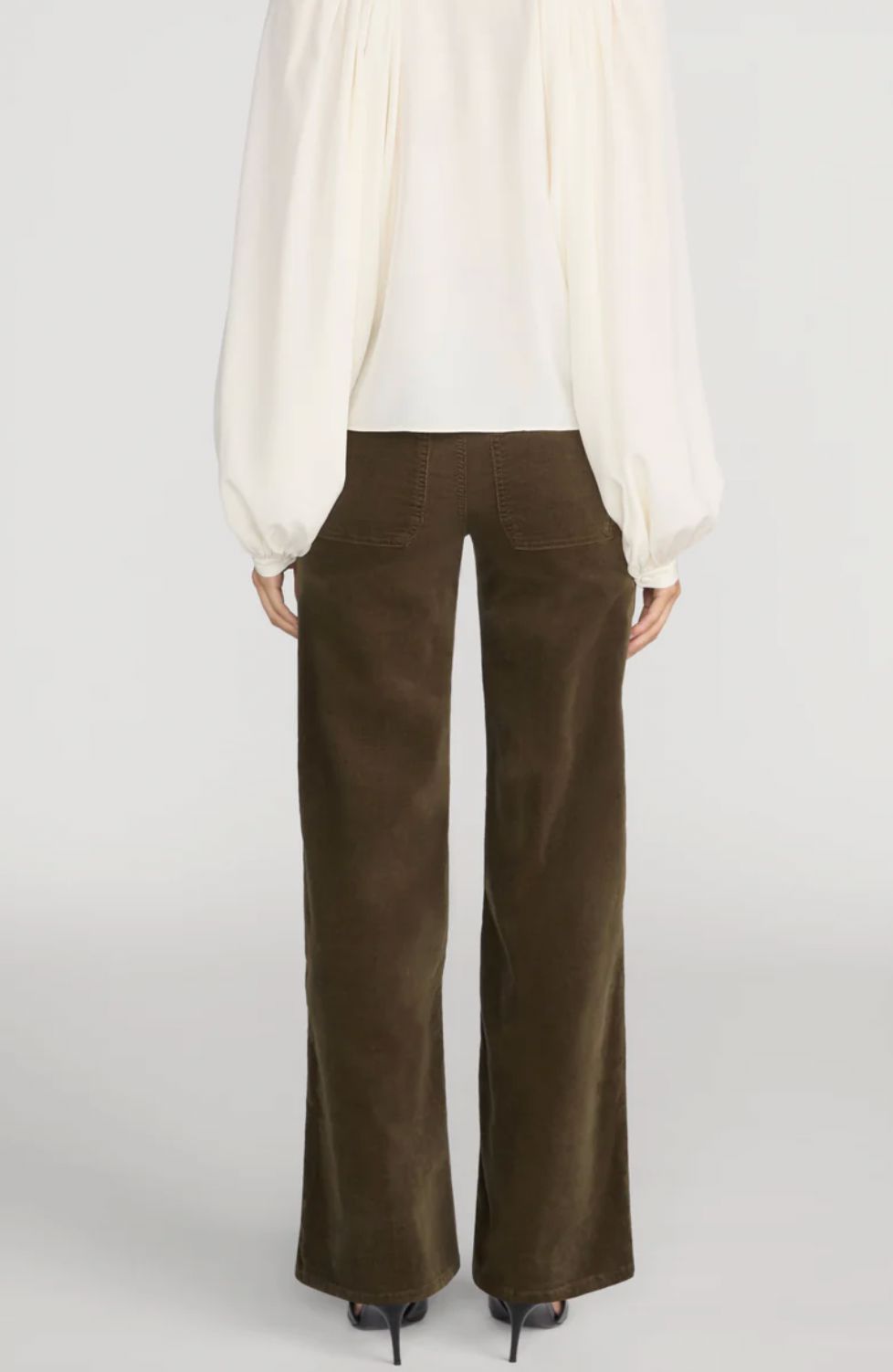 Le Slim Palazzo Pocket Corduroy-Bottoms-Uniquities