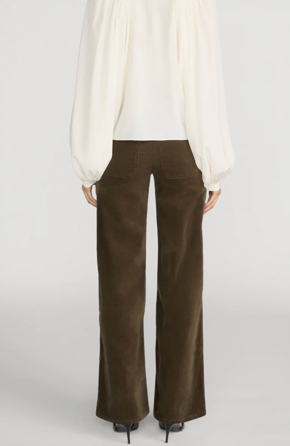 Le Slim Palazzo Pocket Corduroy