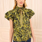 Estela Short Sleeve Cotton Top Tops/Blouses Ulla Johnson 