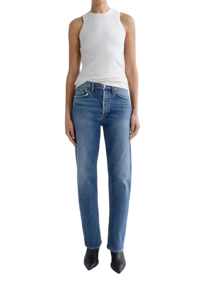 Lana Jeans In Waive-Denim-Uniquities