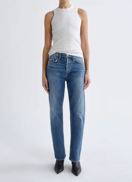 Lana Jeans In Waive-Denim-Uniquities