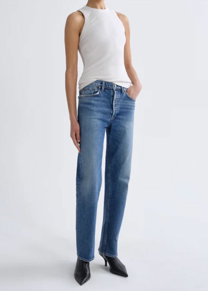 Lana Jeans In Waive-Denim-Uniquities