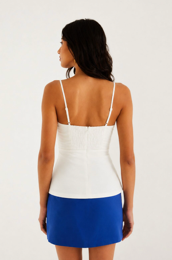 Shell Bust Peplum Blouse
