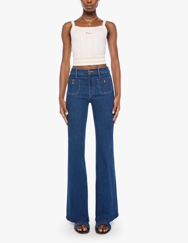Patch Pocket Doozy-Denim-Uniquities