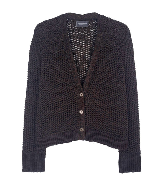 Aliana Marled Chunky Cardi Sweaters Wooden Ships 