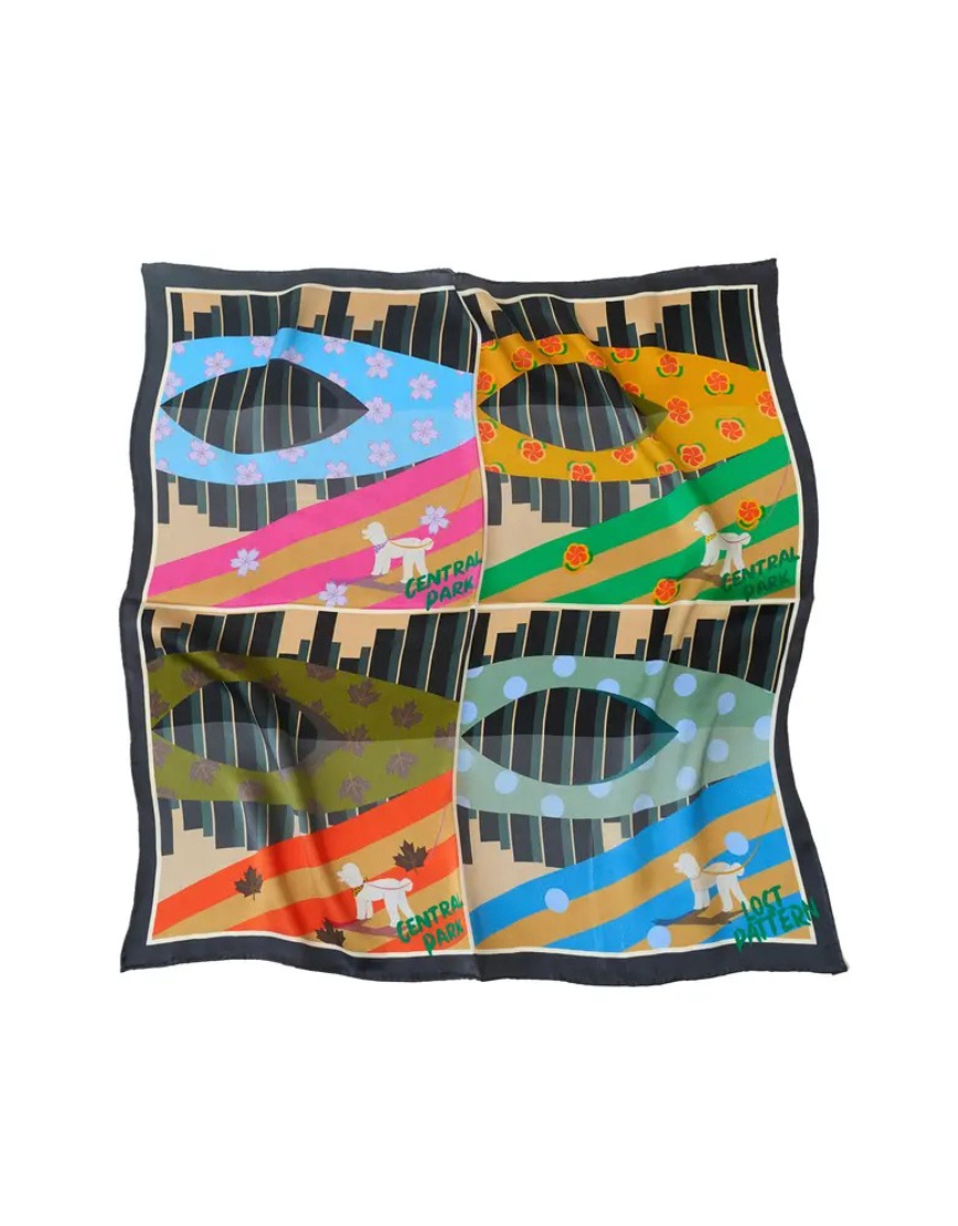 Seasons In The Park Silk Scarf