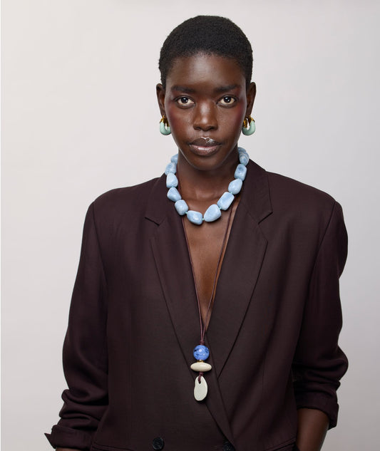 Sea And Sky Collar Necklace-Jewelry-Uniquities