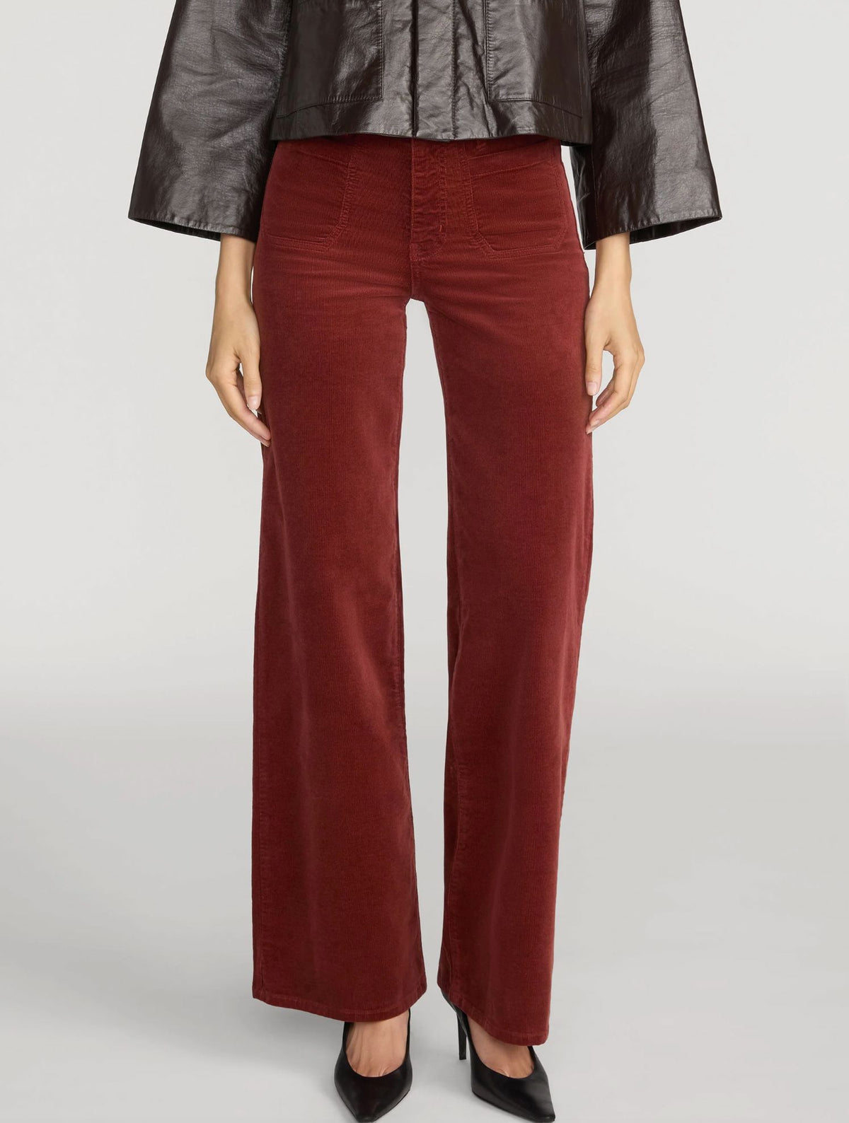 Le Slim Palazzo Corduroy-Bottoms-Uniquities