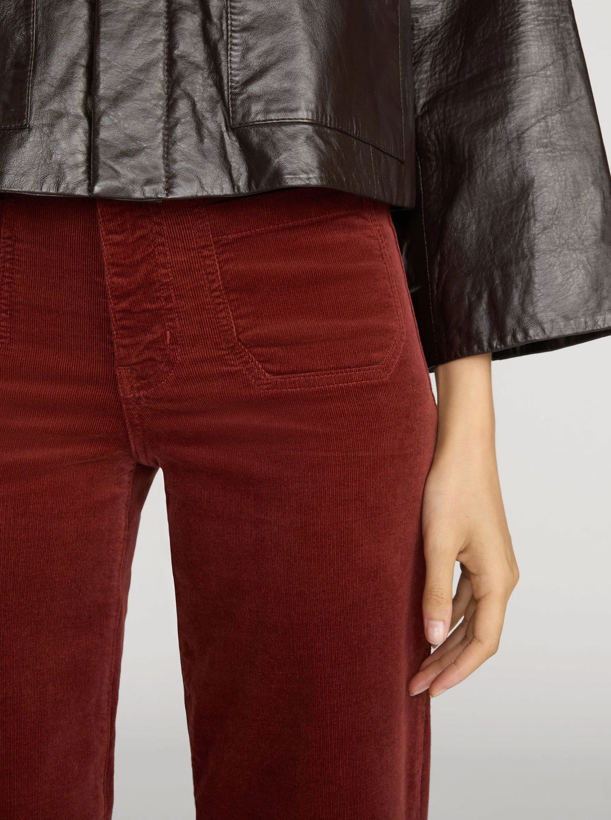 Le Slim Palazzo Corduroy-Bottoms-Uniquities