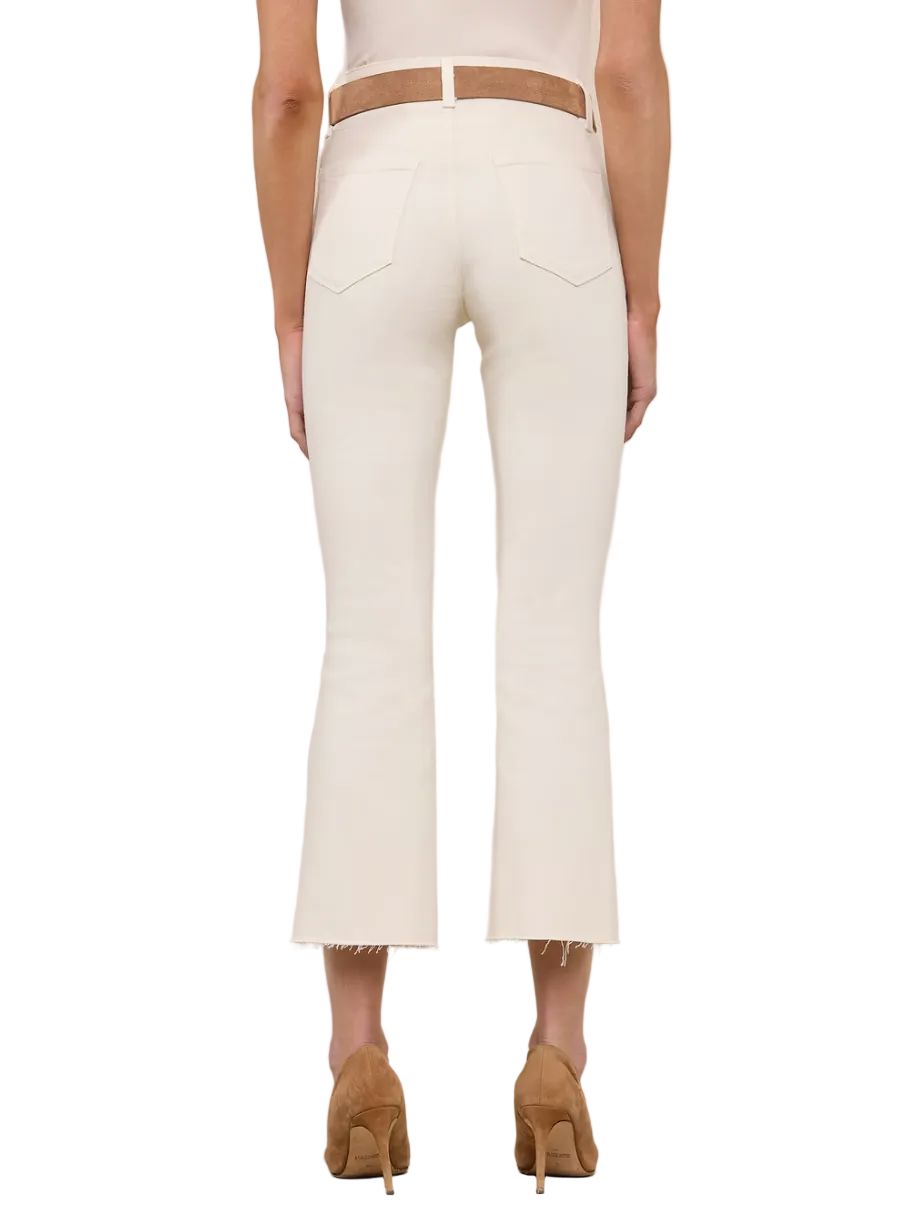 Kendra High Rise Crop Flare-Denim-Uniquities