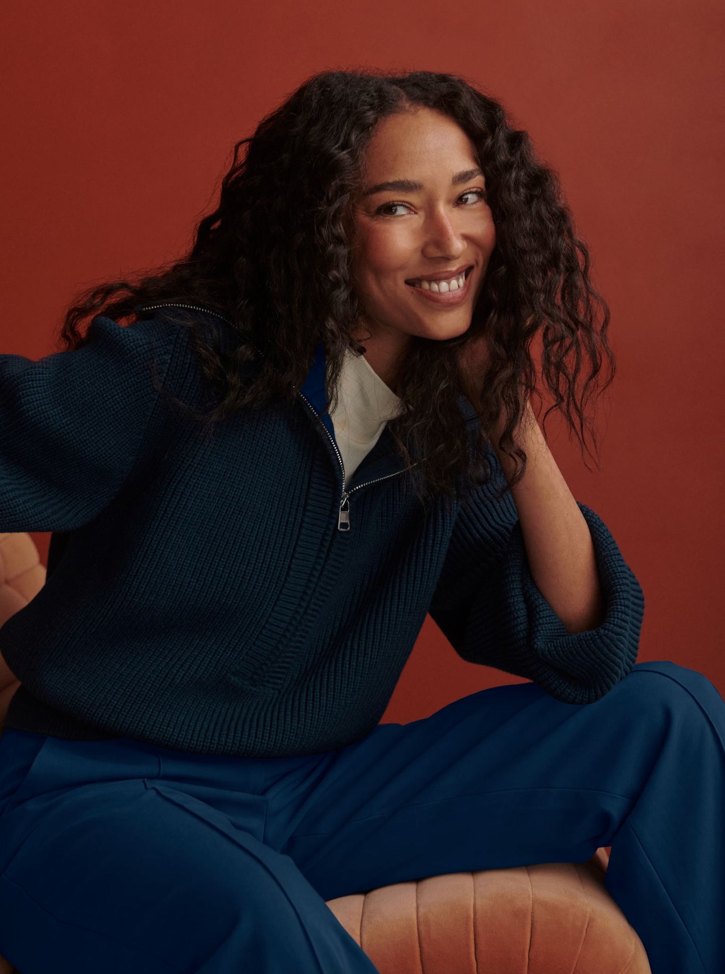 Maura Half Zip Knit Sweater Sweaters Varley 