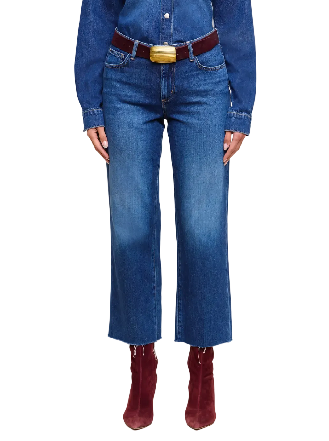 Wanda High Rise Crop Wide Leg