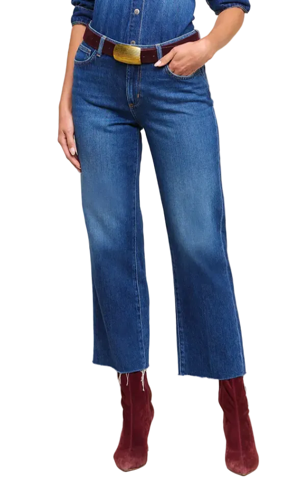 Wanda High Rise Crop Wide Leg