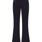 Flare Trouser Shrunken Pocket-Bottoms-Uniquities