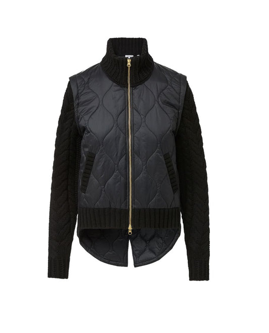 Patra Mixed Media Jacket-Jackets-Uniquities
