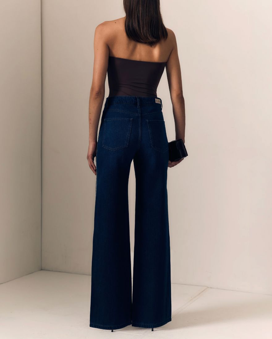 Beaded Column Jean-Denim-Uniquities