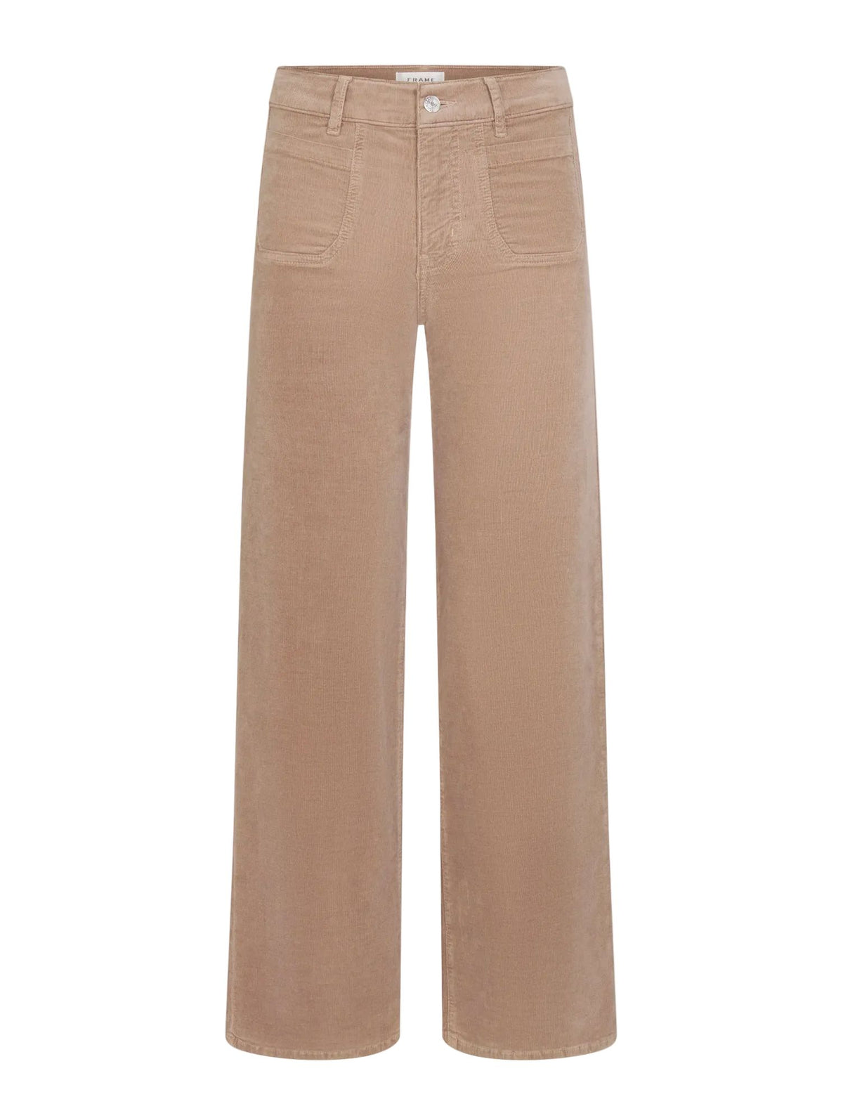 Le Slim Palazzo Modern Pocket Corduroy-Bottoms-Uniquities