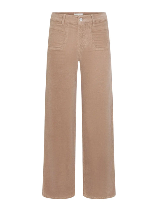 Le Slim Palazzo Modern Pocket Corduroy-Bottoms-Uniquities