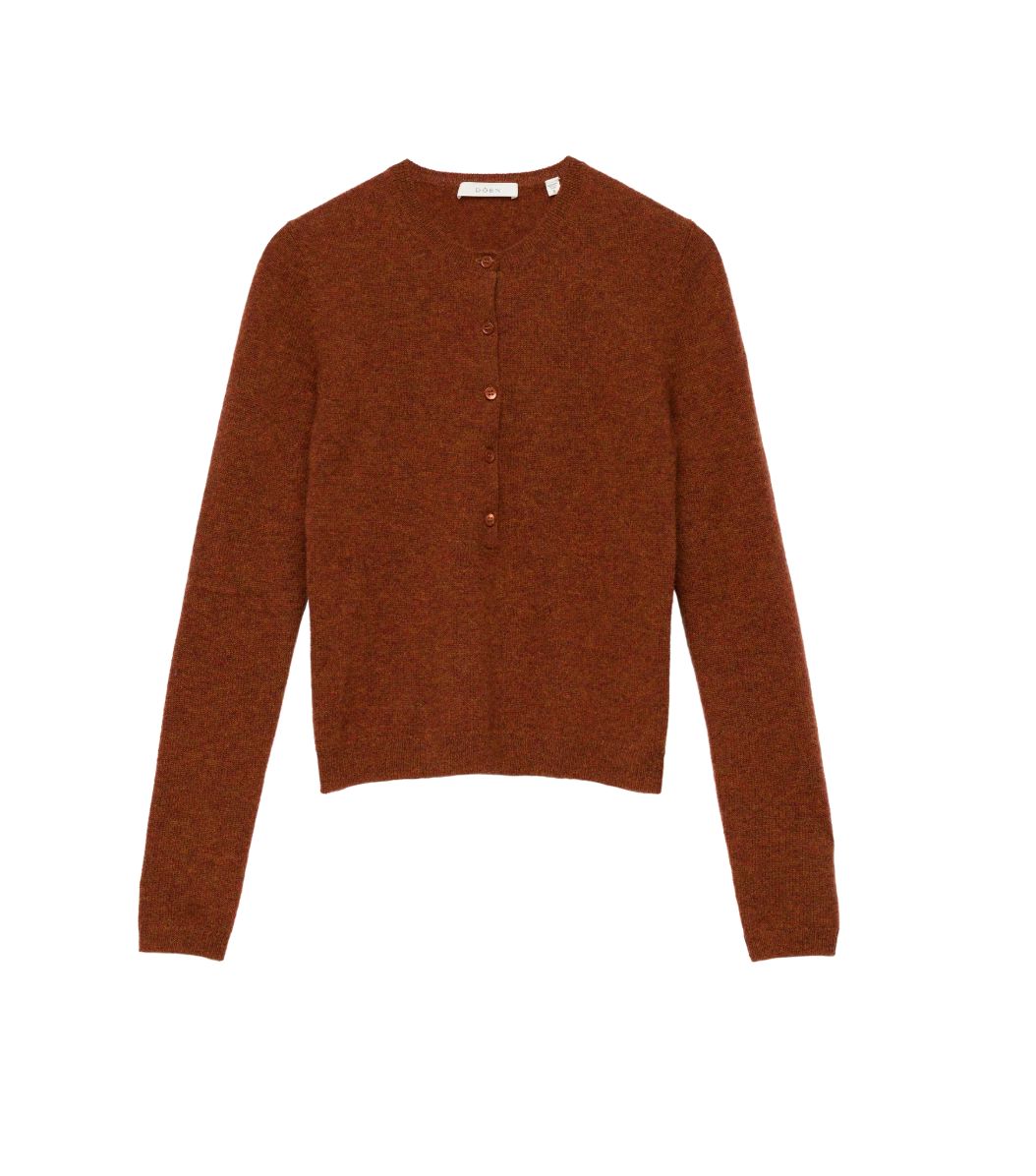 Heath Cashmere Henley by Doen - Image 1