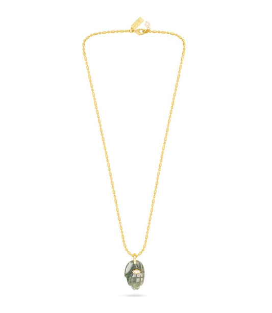 Hand Necklace Indian Agate-Jewelry-Uniquities
