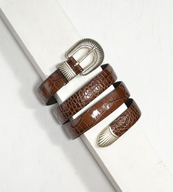 Narrow Western Croc Belt by Anderson's - Image 1