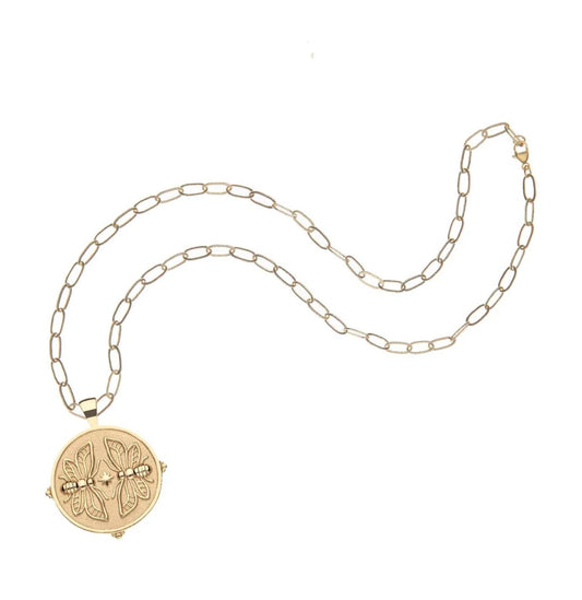 Sisters Forever Coin Necklace by Jane Win - Image 1