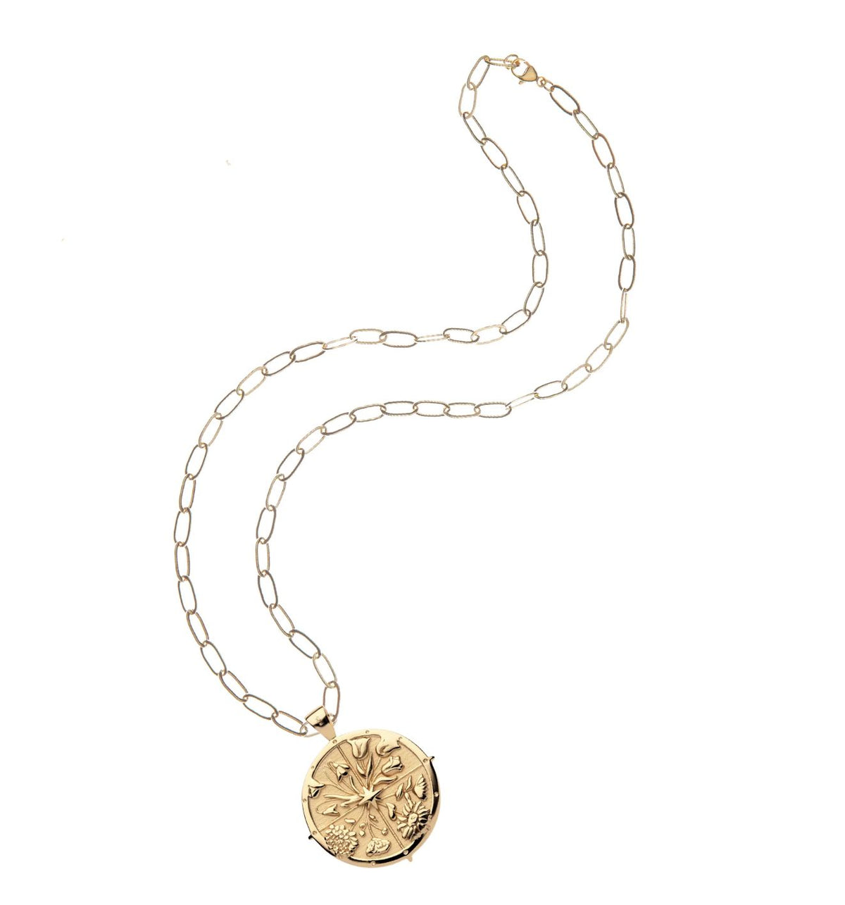 Hope Pendant Coin Necklace by Jane Win - Image 1