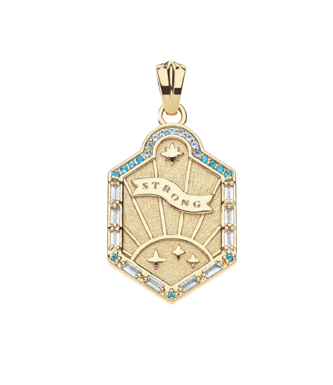 Strong Shield Pendant Necklace by Jane Win - Image 2