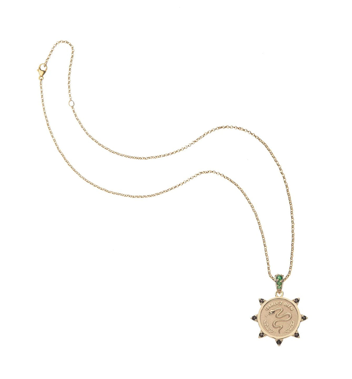 Protect Petite Coin Necklace by Jane Win - Image 1