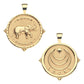 Lucky Pendant Coin Necklace by Jane Win - Image 3