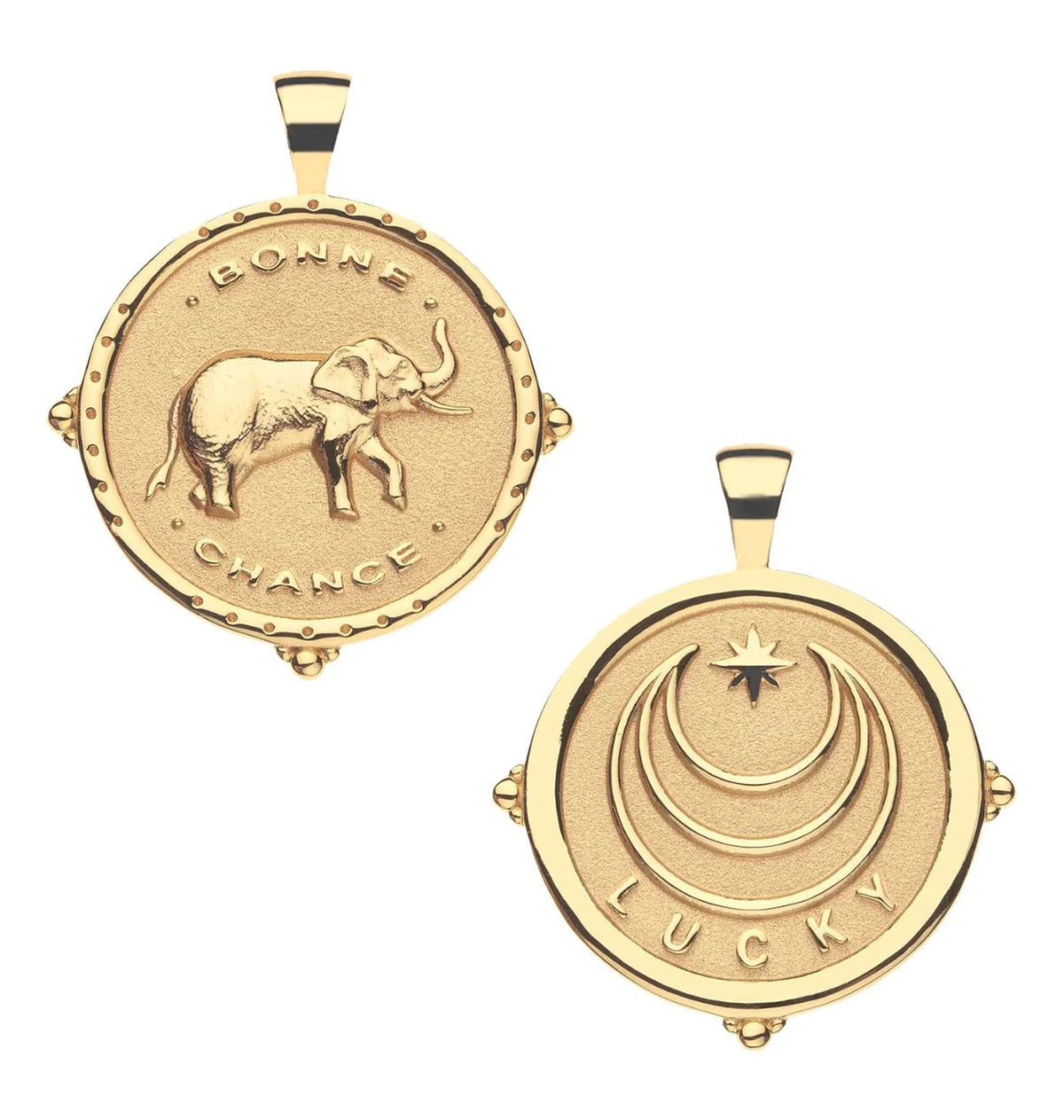 Lucky Pendant Coin Necklace by Jane Win - Image 3