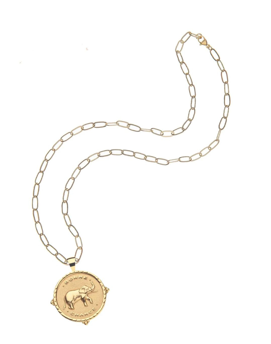 Lucky Pendant Coin Necklace by Jane Win - Image 1