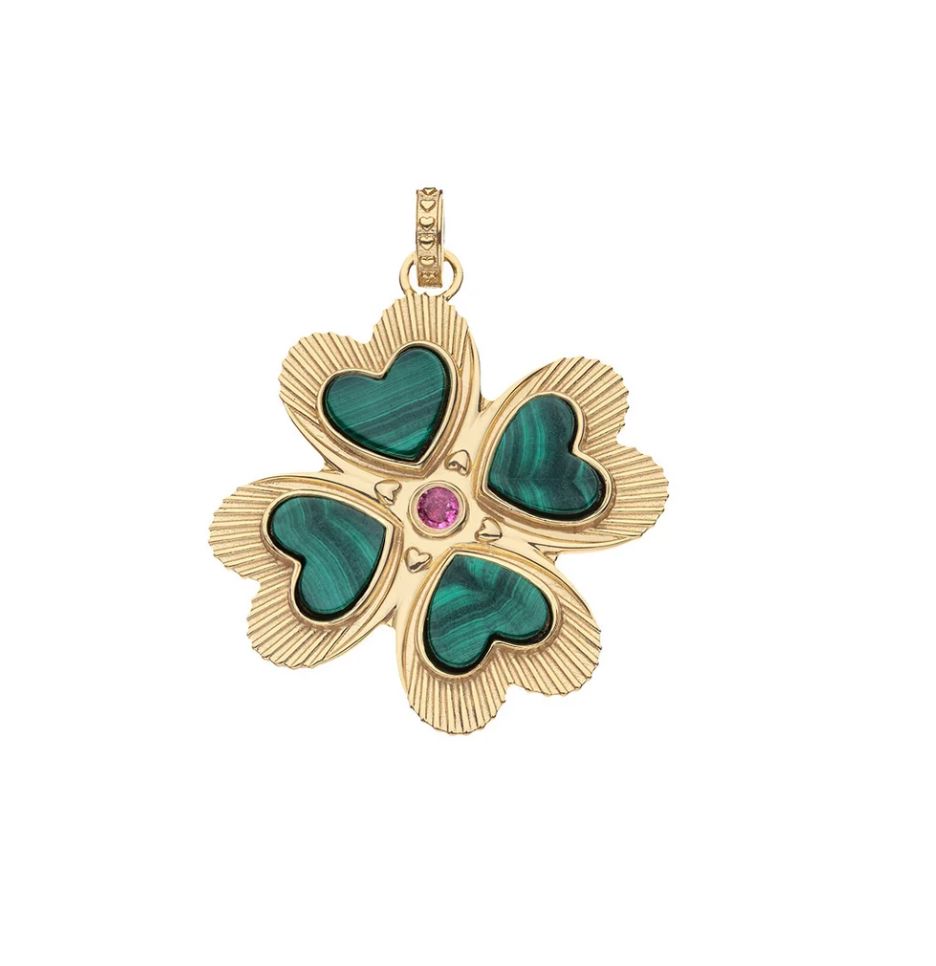 Lucky In Love Malachite Necklace by Jane Win - Image 1