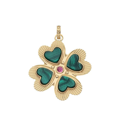 Lucky In Love Malachite Necklace by Jane Win - Image 1