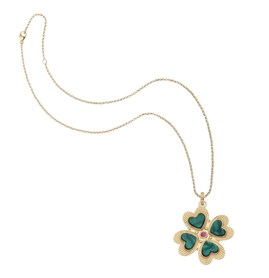 Lucky In Love Malachite Necklace by Jane Win - Image 2