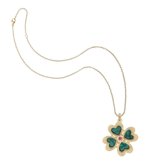 Lucky In Love Malachite Necklace by Jane Win - Image 2