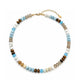 Mocha Blue Beaded Necklace-Jewelry-Uniquities