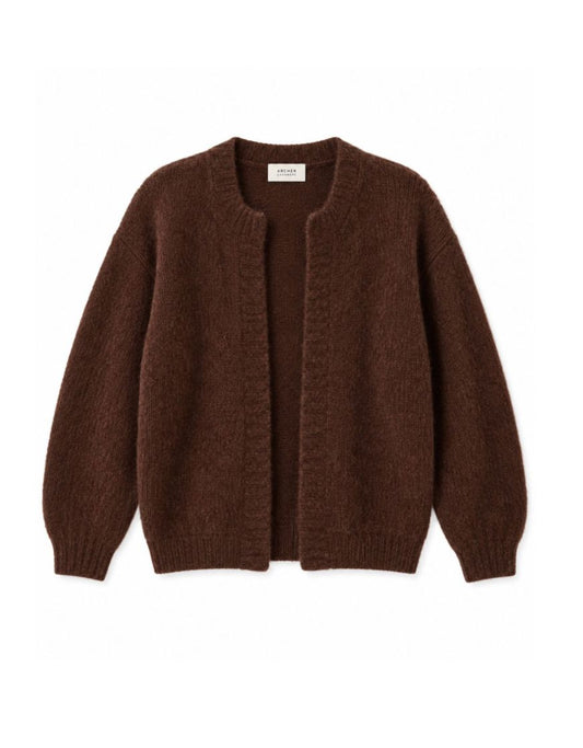 Spencer Mohair Cardigan-Sweaters-Uniquities
