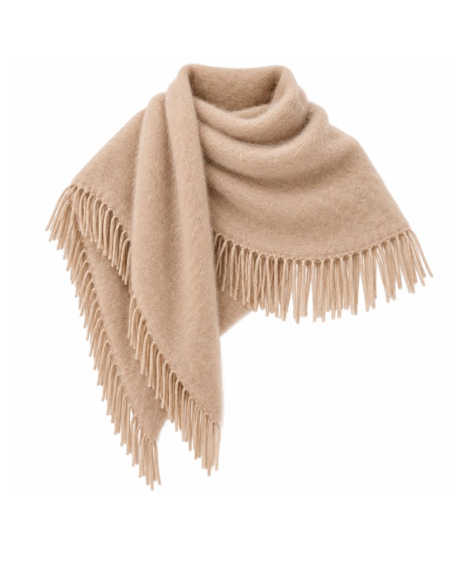 Cashmere Blend Triangle Scarf by White + Warren - Image 1