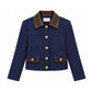 Faux Leather Trimmed Jacket by Dolce Cabo - Image 1