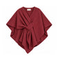 Knit Wrap in Burgundy by Dolce Cabo - Image 1