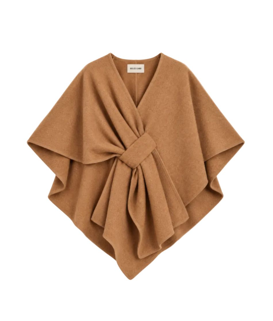 Knit Wrap in Rust by Dolce Cabo - Image 1