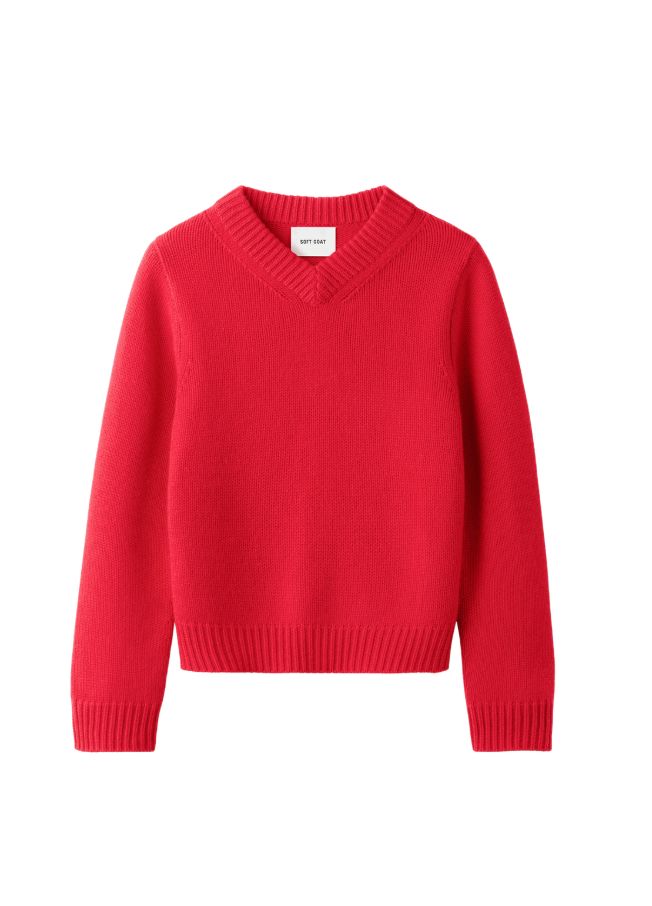 Chunky V-Neck Sweater-Sweaters-Uniquities